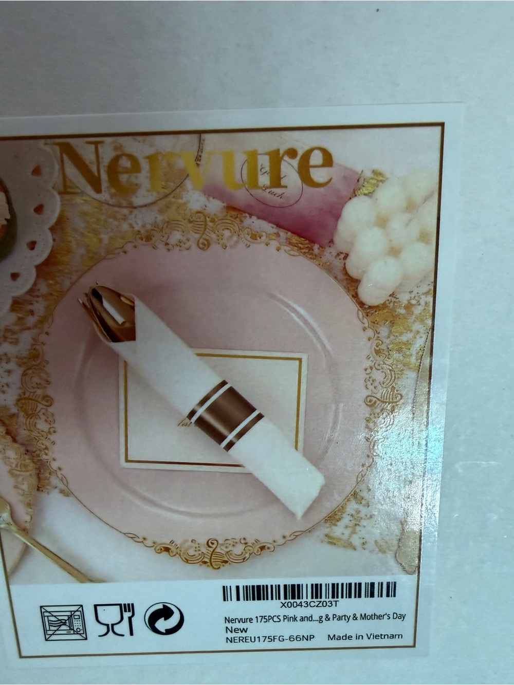 Pink Decorative Dinner set for 25